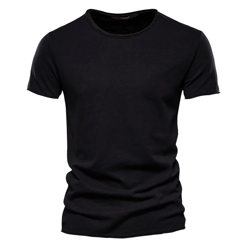 Lässiges Baumwoll-T-Shirt