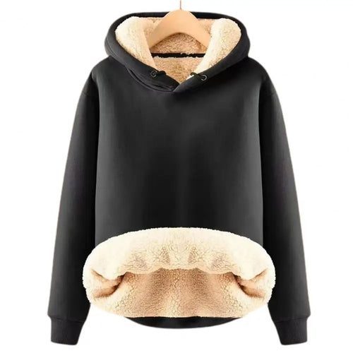 Warmer Hoodie mit Fleece-futter Polyester und Sherpa Bequem und Trendy