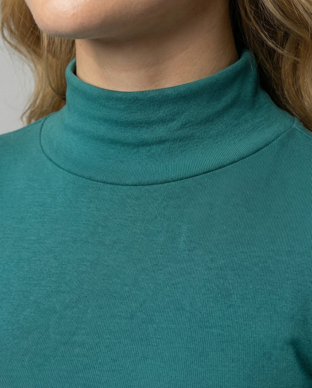 Feinstrick Nahtloser Rollkragenpullover Damen