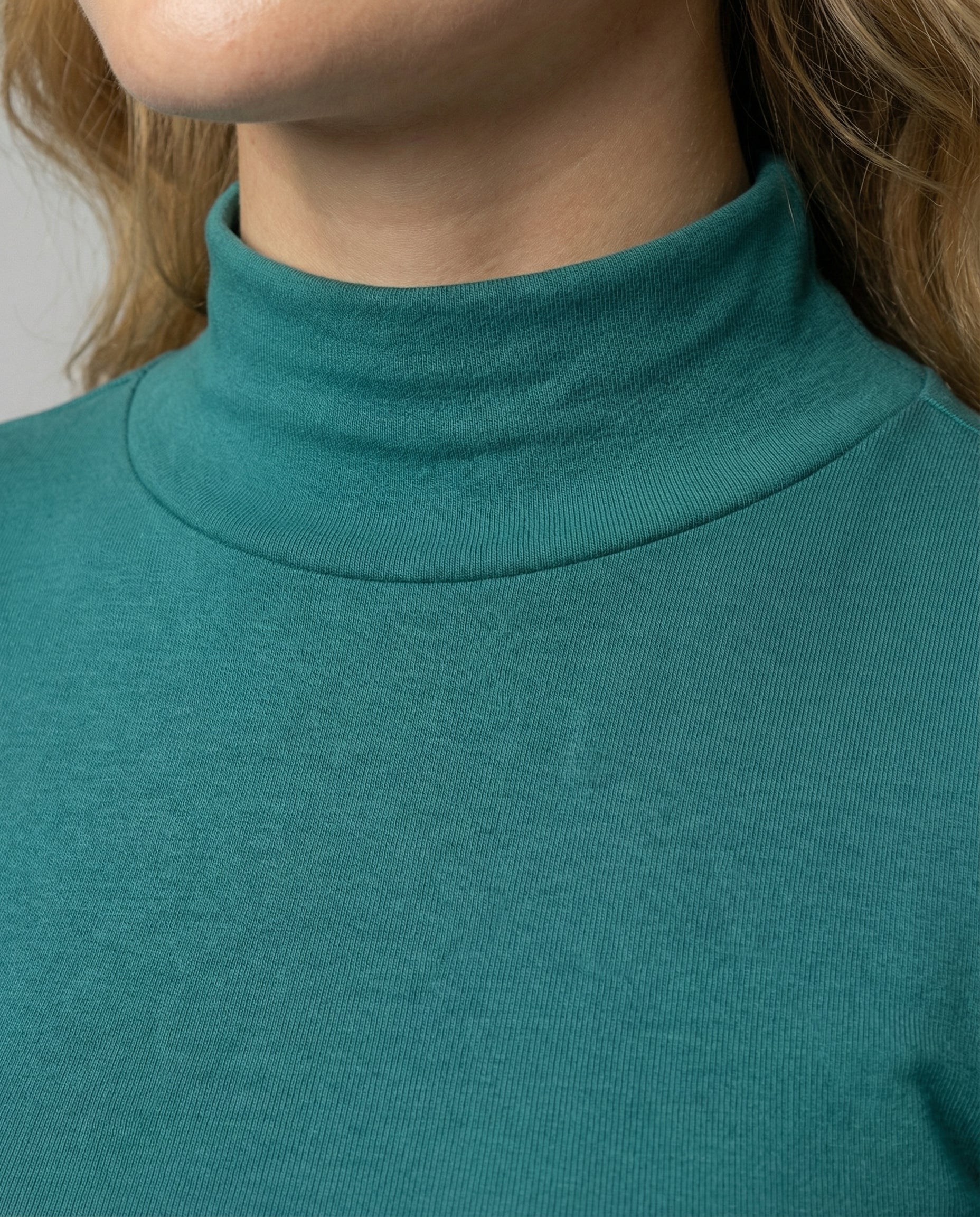 Feinstrick Nahtloser Rollkragenpullover Damen