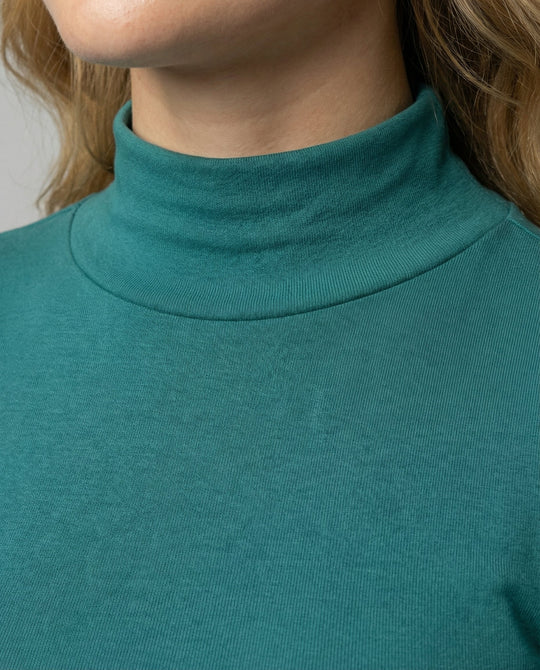 Feinstrick Nahtloser Rollkragenpullover Damen