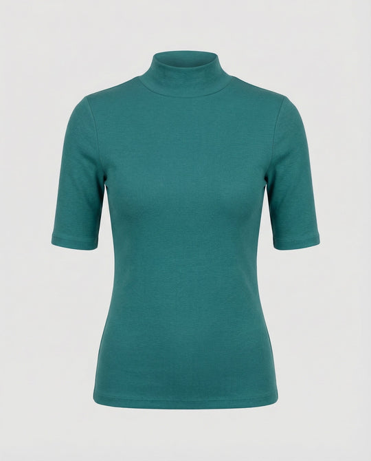 Feinstrick Nahtloser Rollkragenpullover Damen