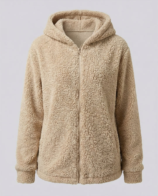 Teddy Fleecejacke Damen