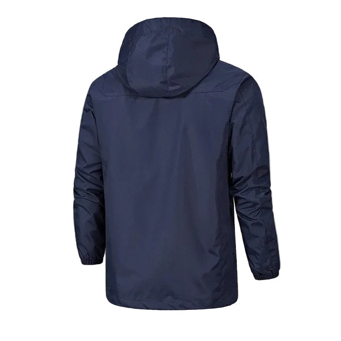 Wasser- und winddichte Jacke mit Kapuze