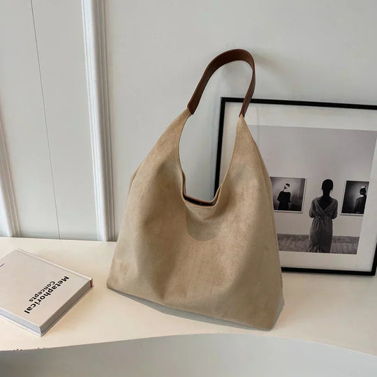 Wildledertasche