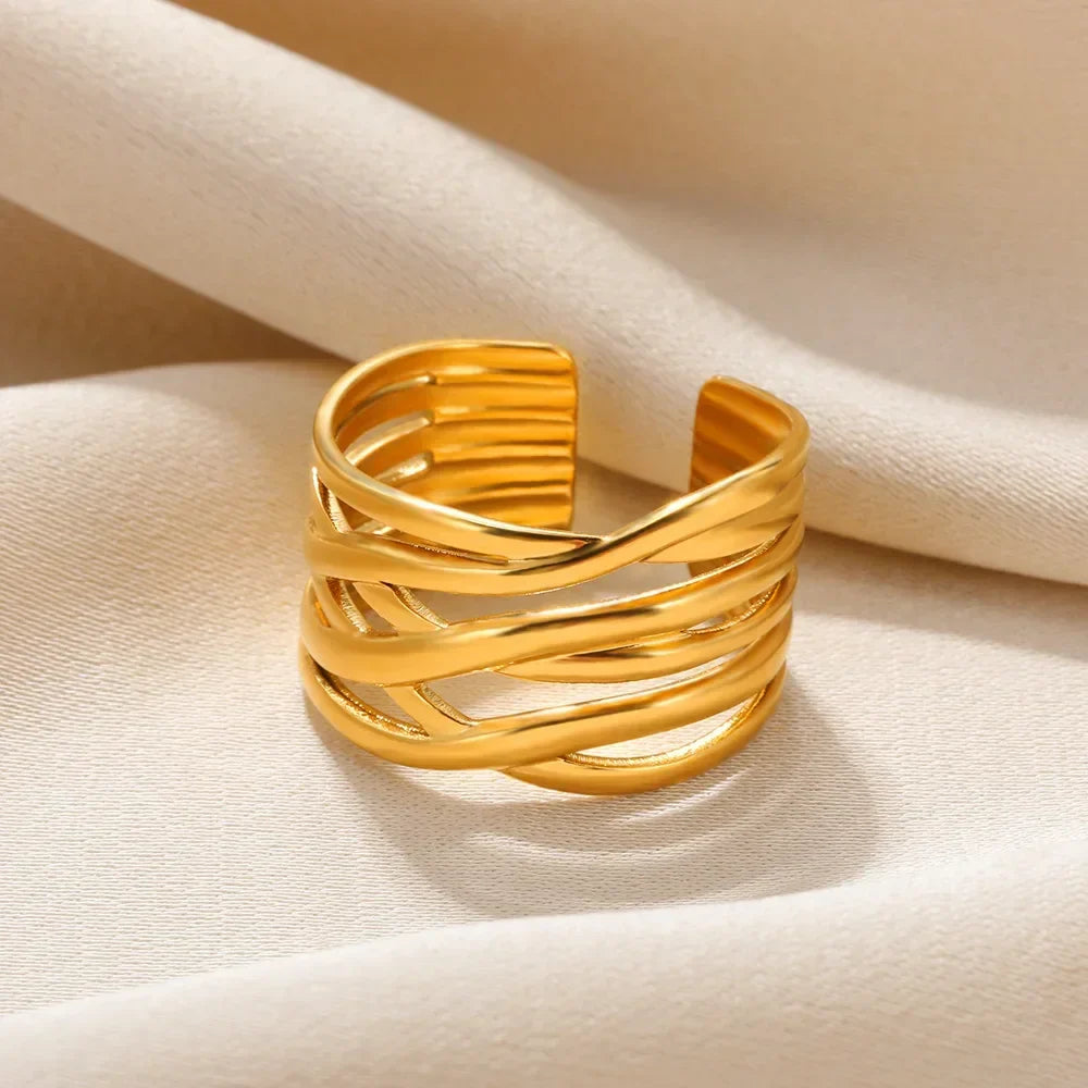 Edelstahl Herzring für Frauen Shop Nory