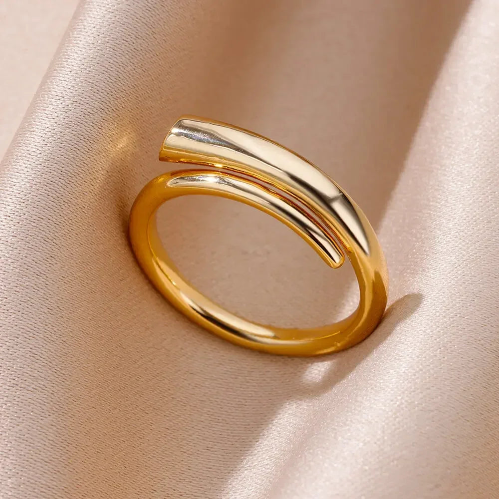 Edelstahl Herzring für Frauen Shop Nory