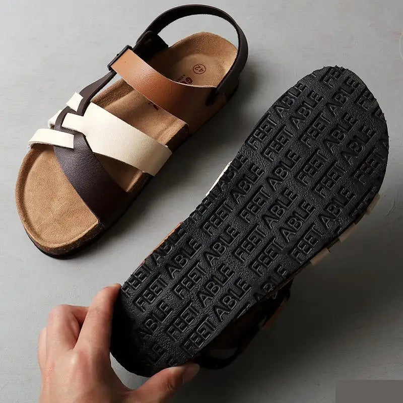 ShopNory | Orthopädische Premium Ledersandalen