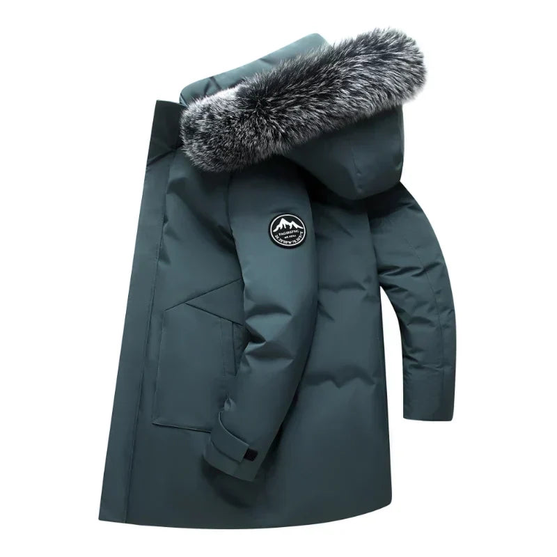 Lange Winterjacke