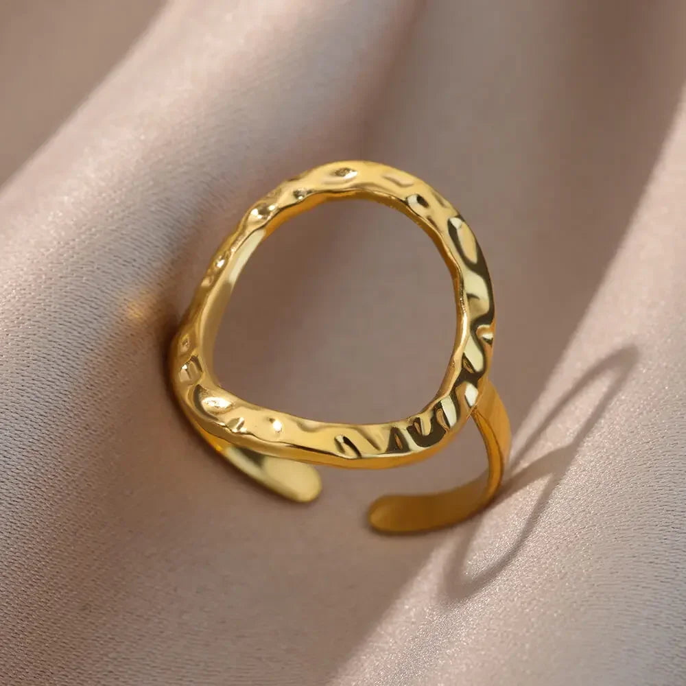 Edelstahl Herzring für Frauen Shop Nory