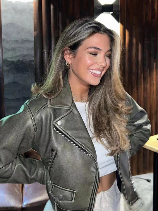 Winter Damen jacke mit Gürtel