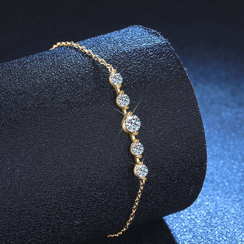 Luxus Moissanit-Diamant-Armband - Erschwingliche Eleganz | Shop Nory