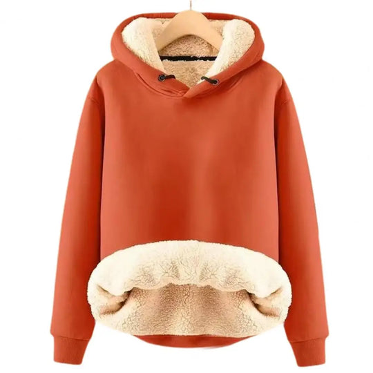 Warmer Hoodie mit Fleece-futter Polyester und Sherpa Bequem und Trendy