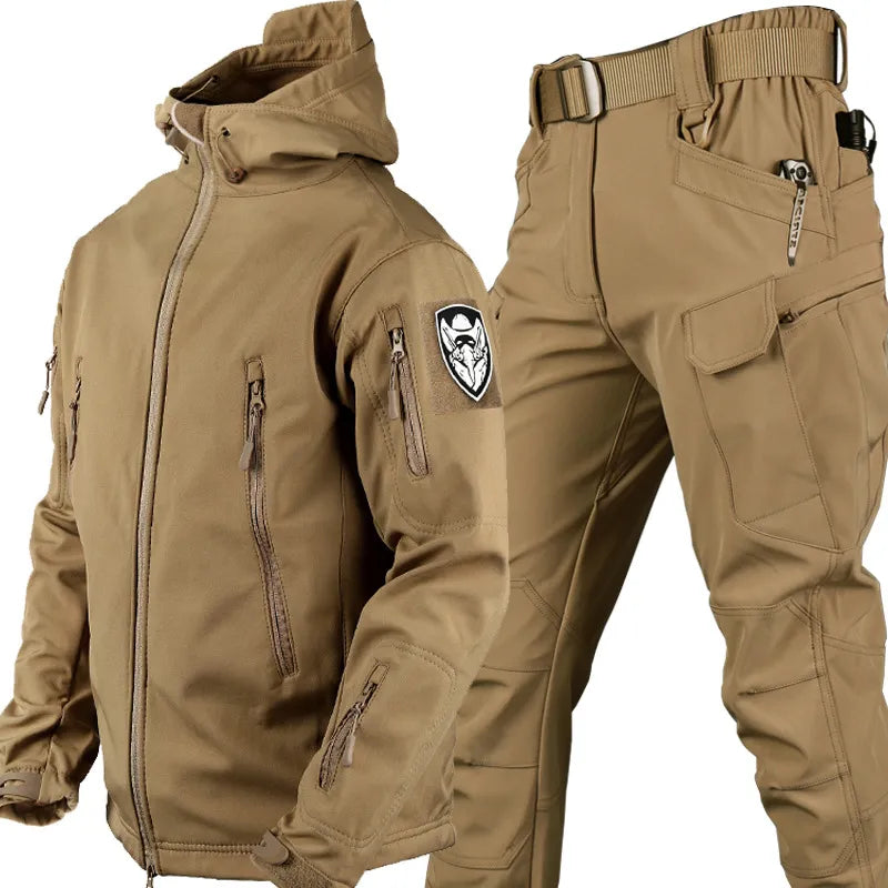 Herren multifunktionale Jacke mit Fleece-Innenfutter und Reißverschluss – ShopNory