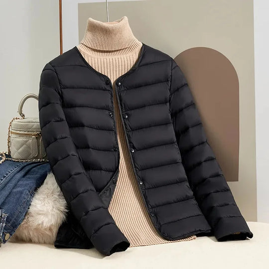 Slim Fit Leichte Daunenjacke