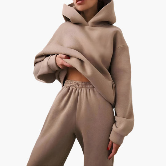Oversize Lounge Set Kapuzenpullover und Jogginghose - Komfortabler Freizeitlook