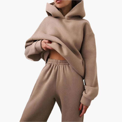 Oversize Lounge Set Kapuzenpullover und Jogginghose - Komfortabler Freizeitlook