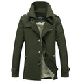 Stylischer langer Herbst-Trenchcoat für Herren