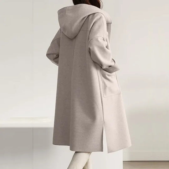 Elegante Taubjacke mit Kapuze