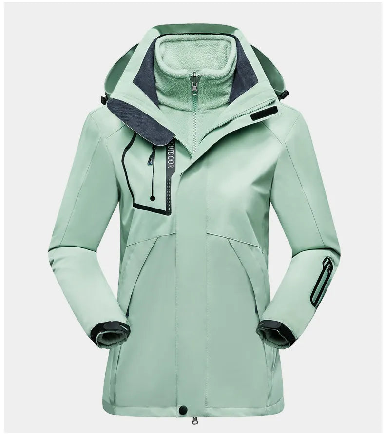 3-In-1 Outdoor Schutzjacke für Frauen