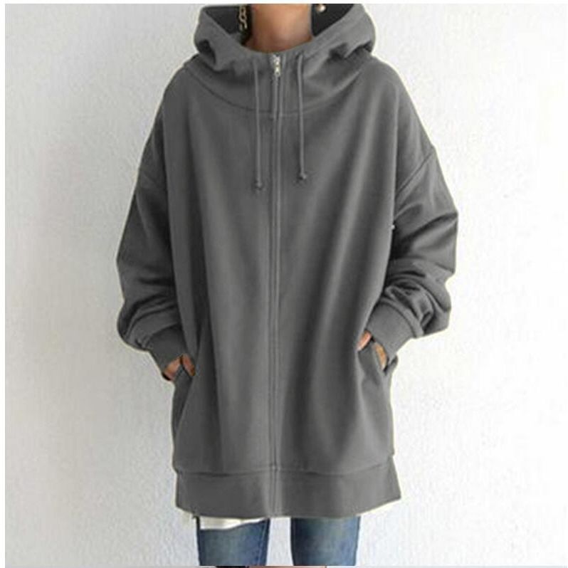Lange Herbst Strickjacke