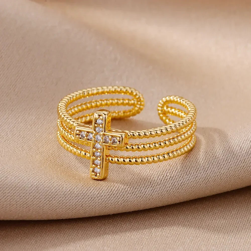 Edelstahl Herzring für Frauen Shop Nory