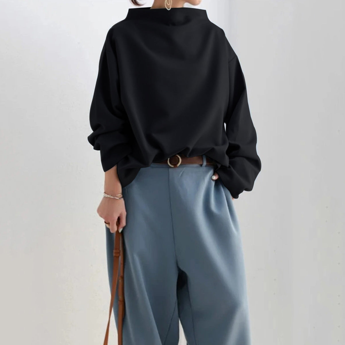 ShopNory | Schicker Oversize Rollkragenpullover
