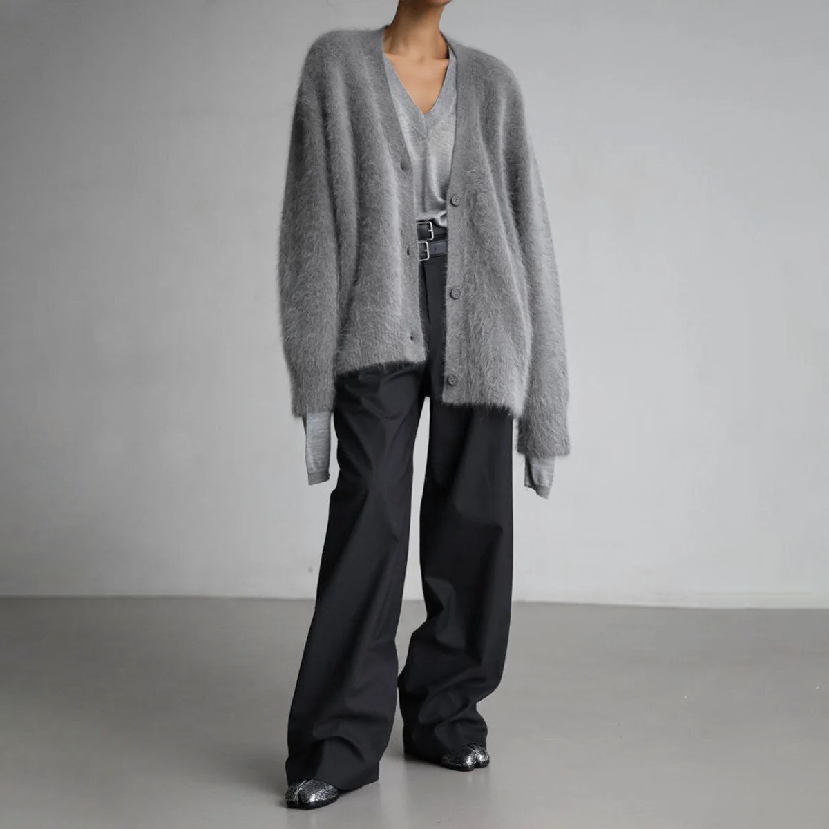 Bequeme Strickjacke