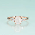 Blauer Mondsteinring Roségold | Shop Nory