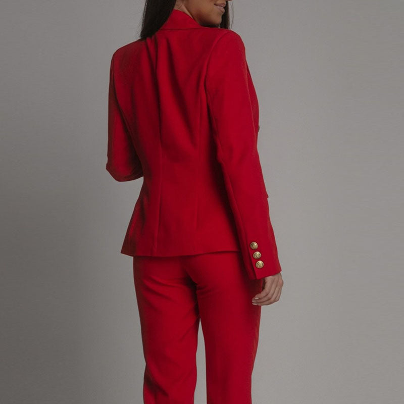 Elegante Blazer und Hosen Set