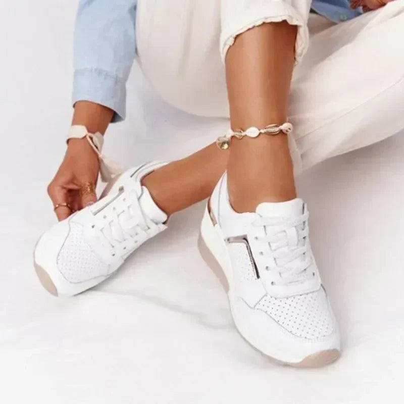 Plattform Sneaker Damen - Leichte Freizeitschuhe