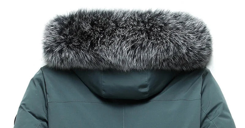 Lange Winterjacke