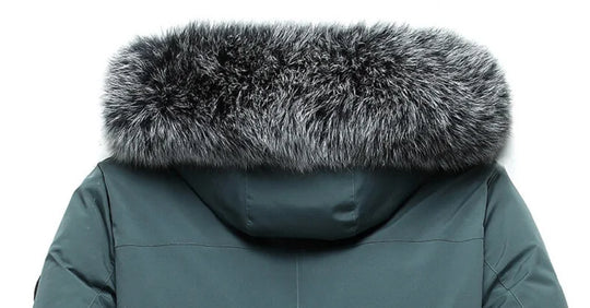 Lange Winterjacke