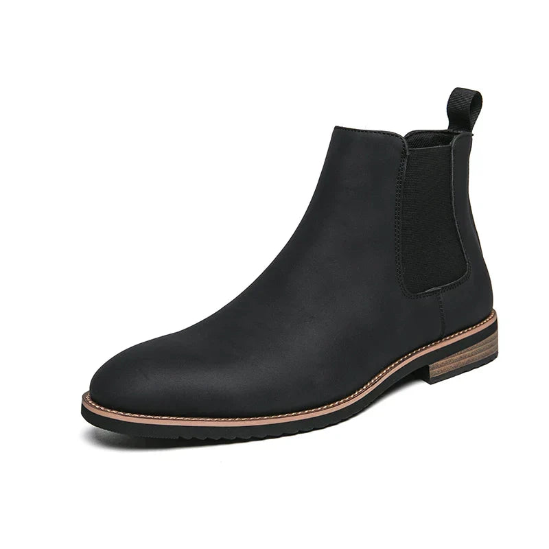 Leder Chelsea Stiefel