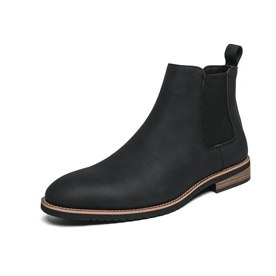 Leder Chelsea Stiefel