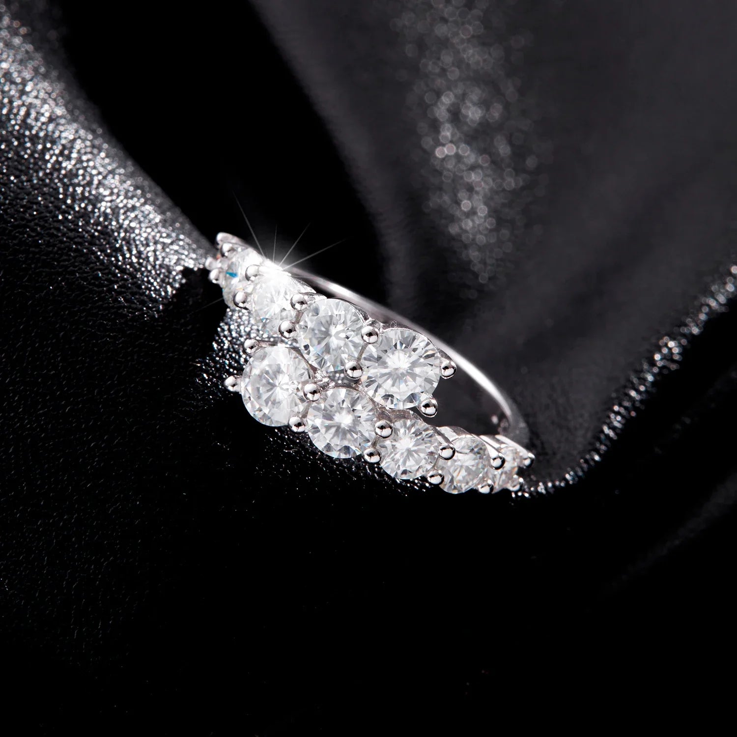 Ivictress Moissanit Luxus Ring - Erschwingliche Eleganz | Shop Nory