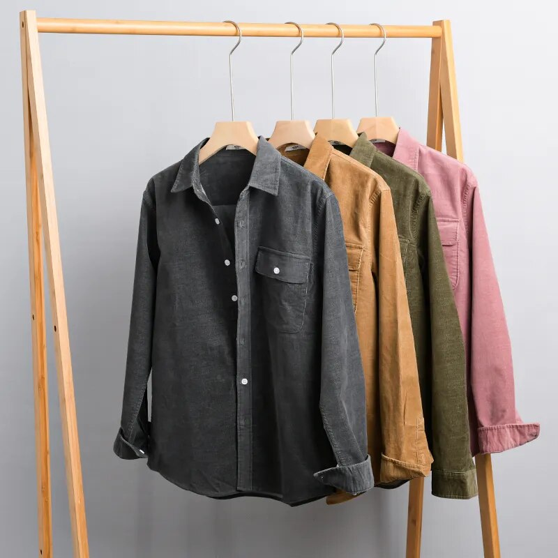 Langarm Overshirt Aus Weichem Denim