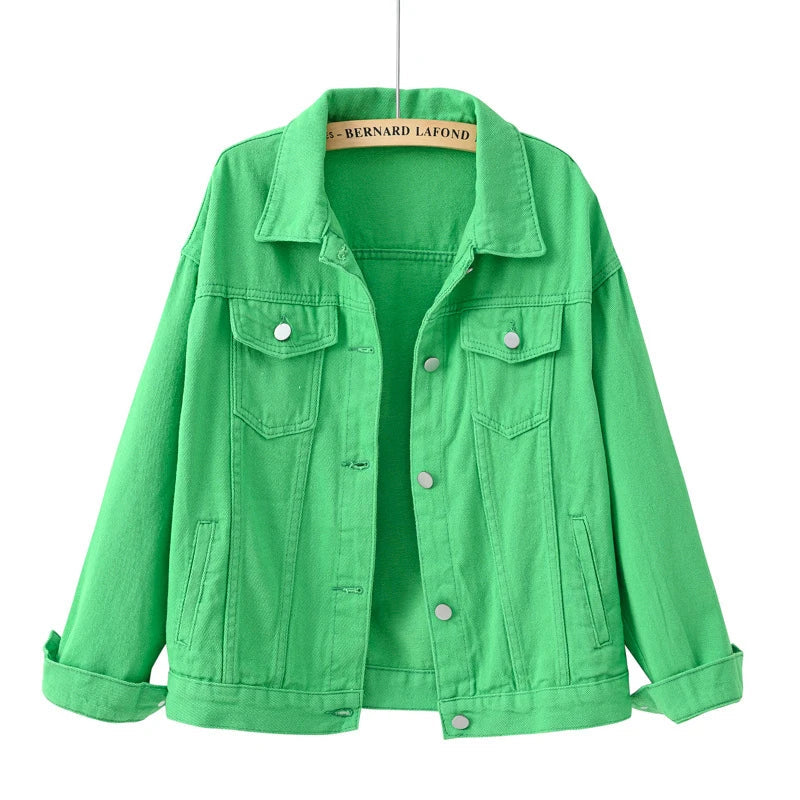Klassische Damen-Denimjacke Viele Farben