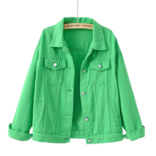 Klassische Damen-Denimjacke Viele Farben
