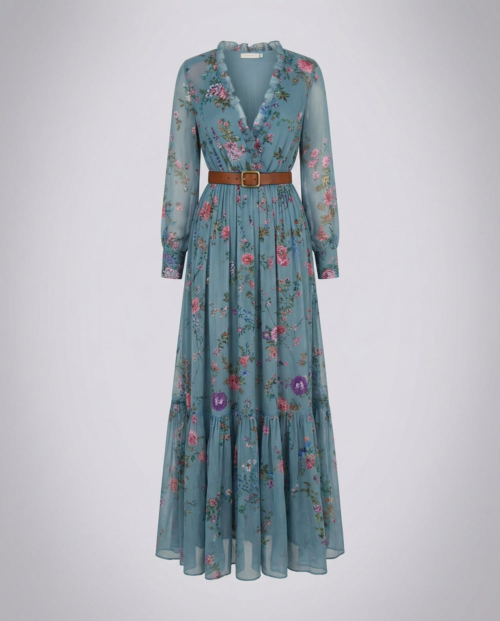 Boho Maxikleid mit V-Ausschnitt
