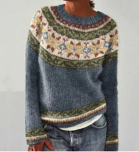 Clair Strickpulli Herbst Mit Mustern