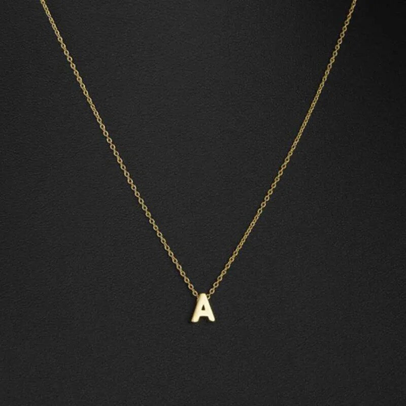 Anhänger Metallbuchstaben Initial Charms Halskette | Shop Nory