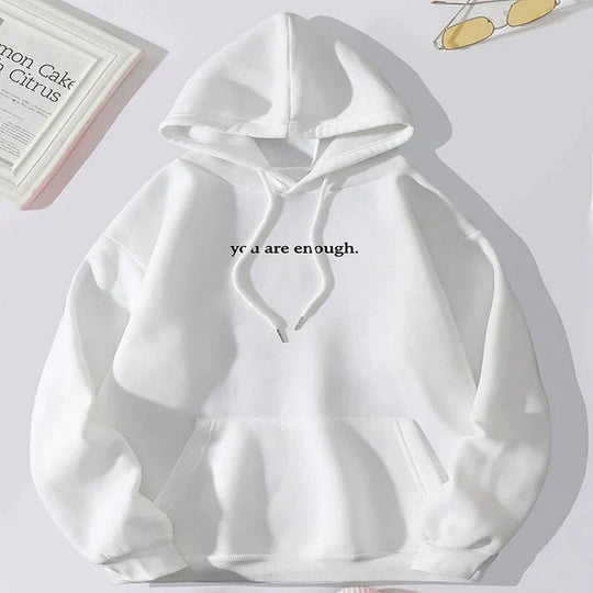 Bequeme Hoodie mit Print