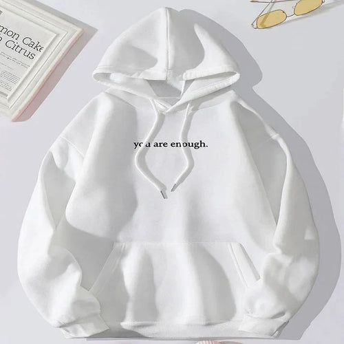Bequeme Hoodie mit Print
