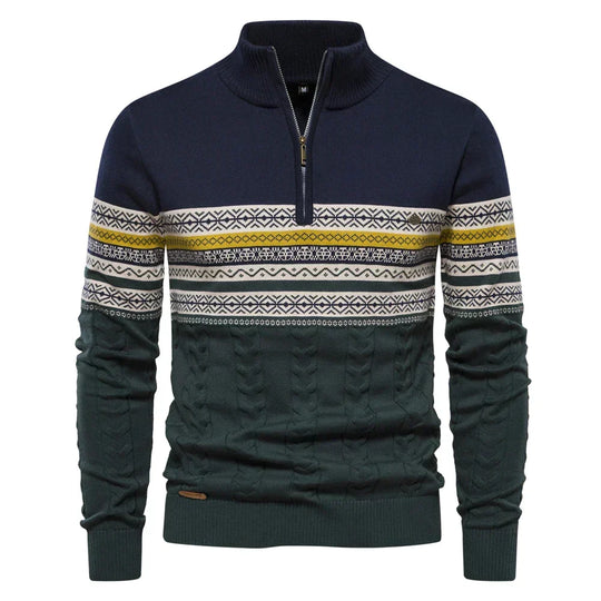 Sweatshirt - Herren Retro-Muster Sweatshirt mit bequemem und einzigartigem Design