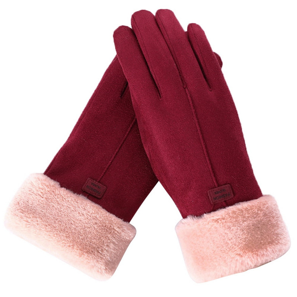 ShopNory - Schicke und Stilvolle Winter Furry Handschuhe für Frauen