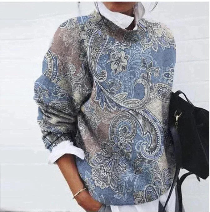 Eleganter Pullover mit Druck