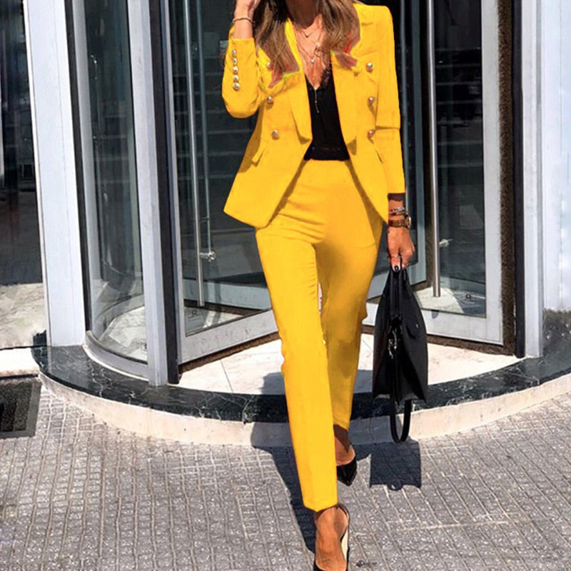 Teiliges Set Blazer-Hose