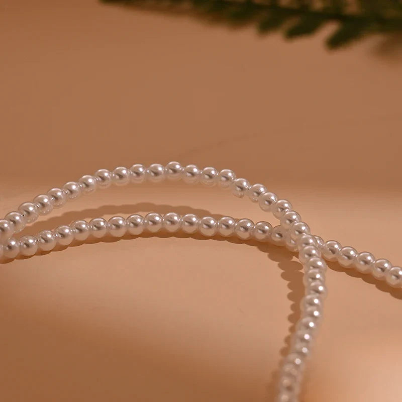 Perlenperlen Initialletter Herzanhänger Halskette | Shop Nory