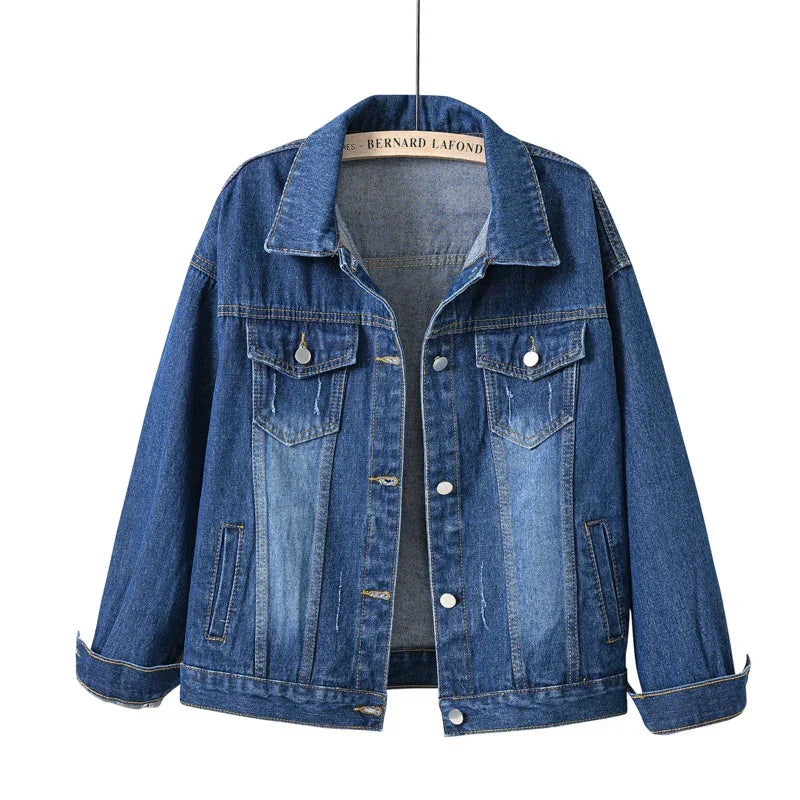 Klassische Damen-Denimjacke Viele Farben